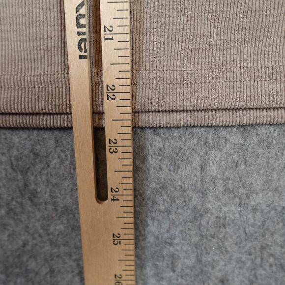 Madewell Top Womens Small NWT Eastover Tank Ribbed Tan Brown Basic Casual Knit - Picture 10 of 11